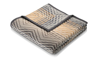 Cotton Rich Zig Zag Natural Throw