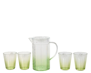 Plastic Jug & Tumbler Set - Green