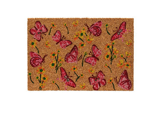 Butterflies Coir Doormat