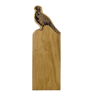 Framed Oak Serving Board - Medium - Pheasant