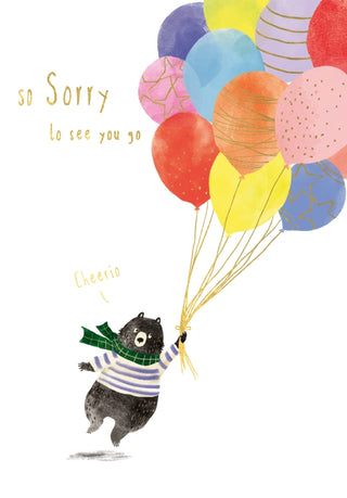 Leaving Sorry to see you go Card