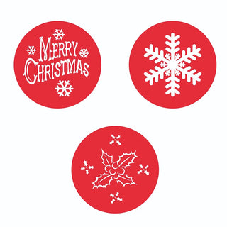 Christmas Cake Stencil Set of 3