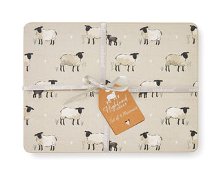 Highland Sheep Placemats Set Of 4