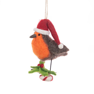 Felt Robin Hanging Decoration