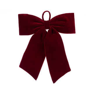 Red Velvet Bow 38cm