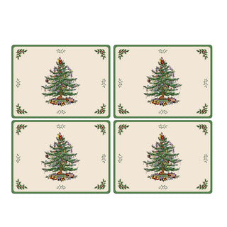 Christmas Tree Large Placemats 4PK