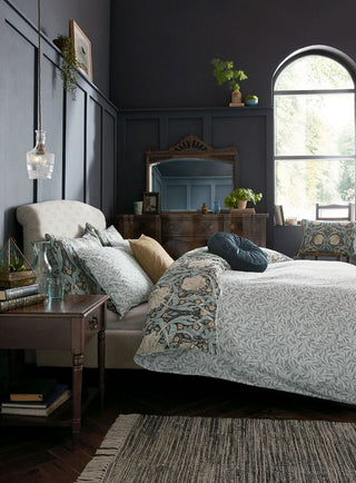 Pimpernel Double Duvet Cover Set, Indigo