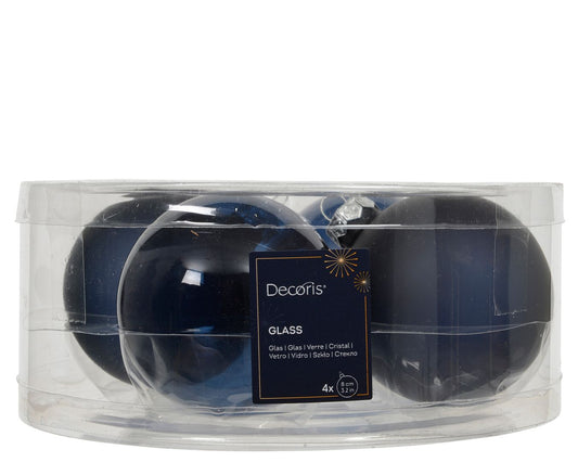 Night Blue Bauble MIx S/4