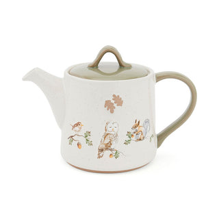 Forest Fable Ceramic Tea Pot with Infuser