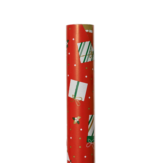 Red Presents Wrapping Paper 5m