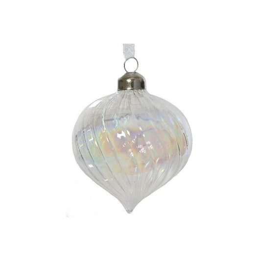 Iridescent Swirl Bulbus Bauble