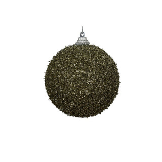 Rosemary Green Frosted Bauble