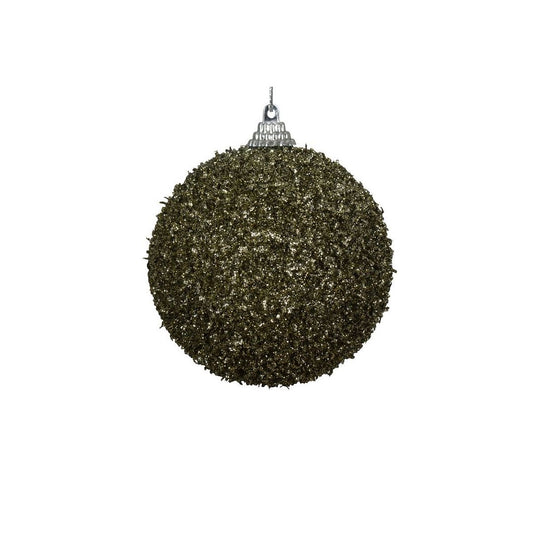 Rosemary Green Frosted Bauble