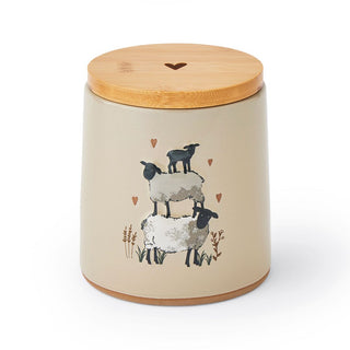 Highland Sheep Canister Beige