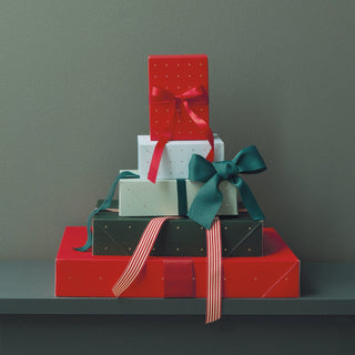 Diagonal Red Stripes Ribbon