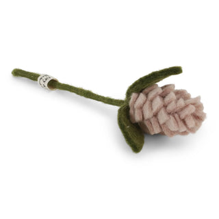 Felt Mini Artichoke Flower - Dusty Rose