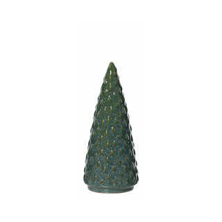 Rosemary Green Straight Embossed Tree Shaped Christmas Decoration