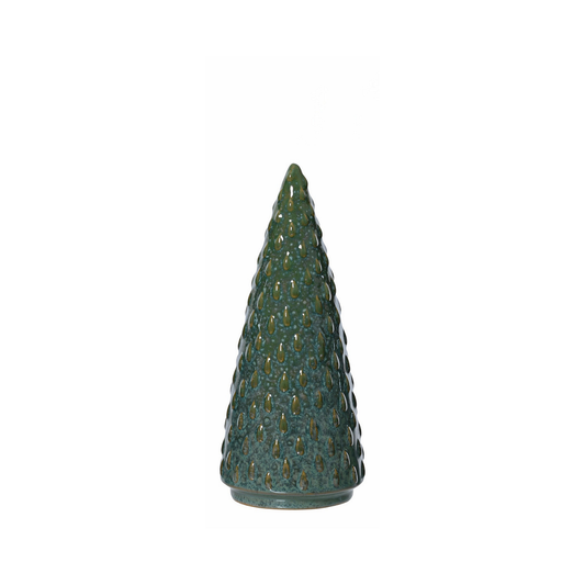 Rosemary Green Straight Embossed Tree Shaped Christmas Decoration