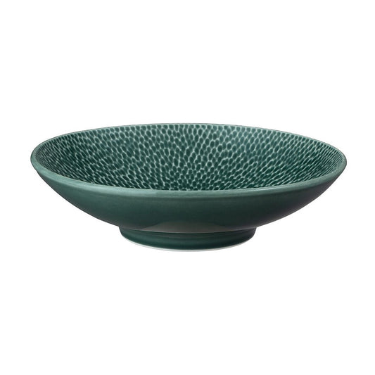Denby Porcelain Carve Green Pasta Bowl