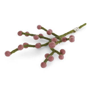 Mini Branch with Beige Berries