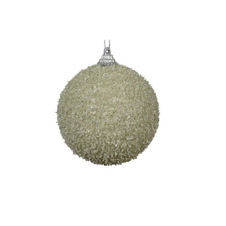 Sage Green Frosted Bauble