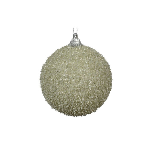 Sage Green Frosted Bauble