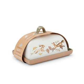 Forest Fable Ceramic Butter Dish