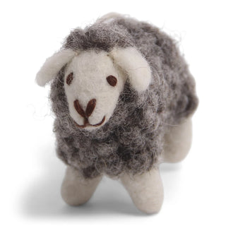 Mini Sheep Hanging Decoration - Grey