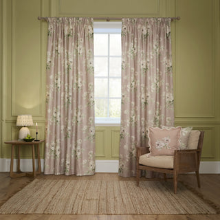Adele 228X228 Eyelet Curtains Rose