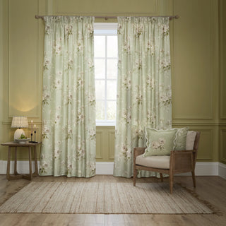 Adele 228X228 Eyelet Curtains Sage