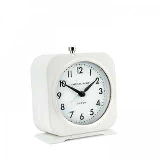 Finch Alarm Clock Snowberry White 5"