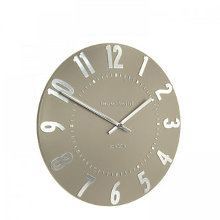 12" Mulberry Wall Clock Mocha