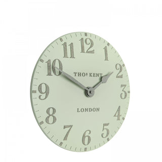 12" Arabic Wall Clock Pearl Green