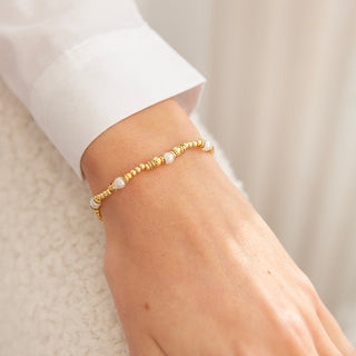 Especially For You Gold Bead Bracelet