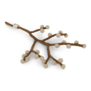 Mini Branch with Beige Berries