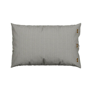 Oscar Pair of Standard Pillowcases Charcoal & Tan