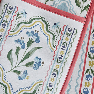Boho Floral Double Oven Glove