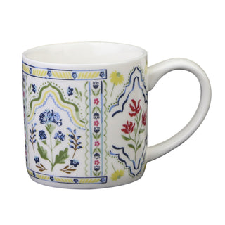 Boho Floral Mug  Bone China