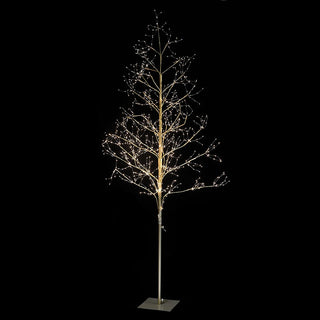 7ft Lit Gold Indoor/Outdoor Tree