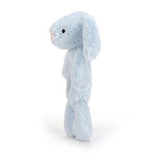 Bashful Bunny Ring Rattle Baby Blue