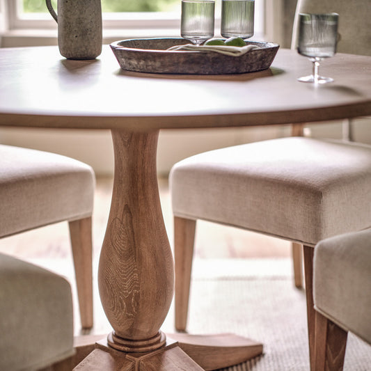 Cannes Round Dining Table Set