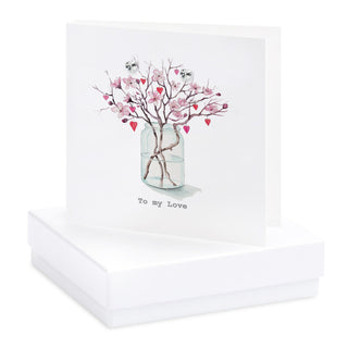 Jar of Love Earring Card