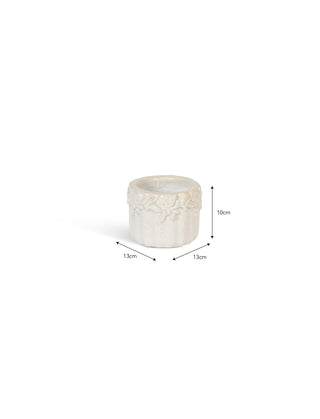 Cetara Pot 13cm White