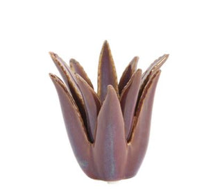 Cactus Dark Purple Candle Holder Sml