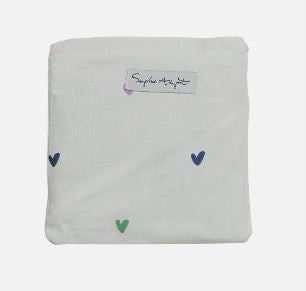 Hearts Multicoloured Folding Shopping Bag