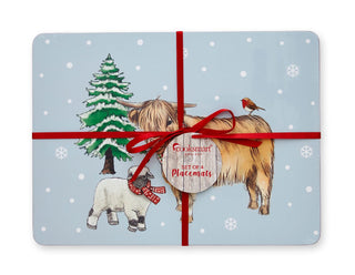 Christmas On The Farm Placemats Pack Of 4