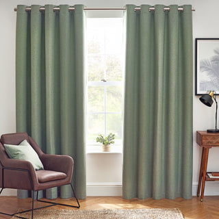 Dawn 229X183 Eyelet Curtain Eucalyptus