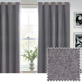 Dawn 168X183 Eyelet Curtain Charcoal