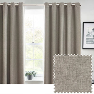 Dawn 168X183 Eyelet Curtain Grey