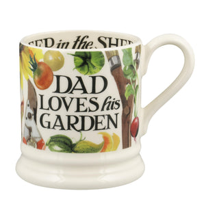 Dad Loves His Garden 1/2 Pint Mug